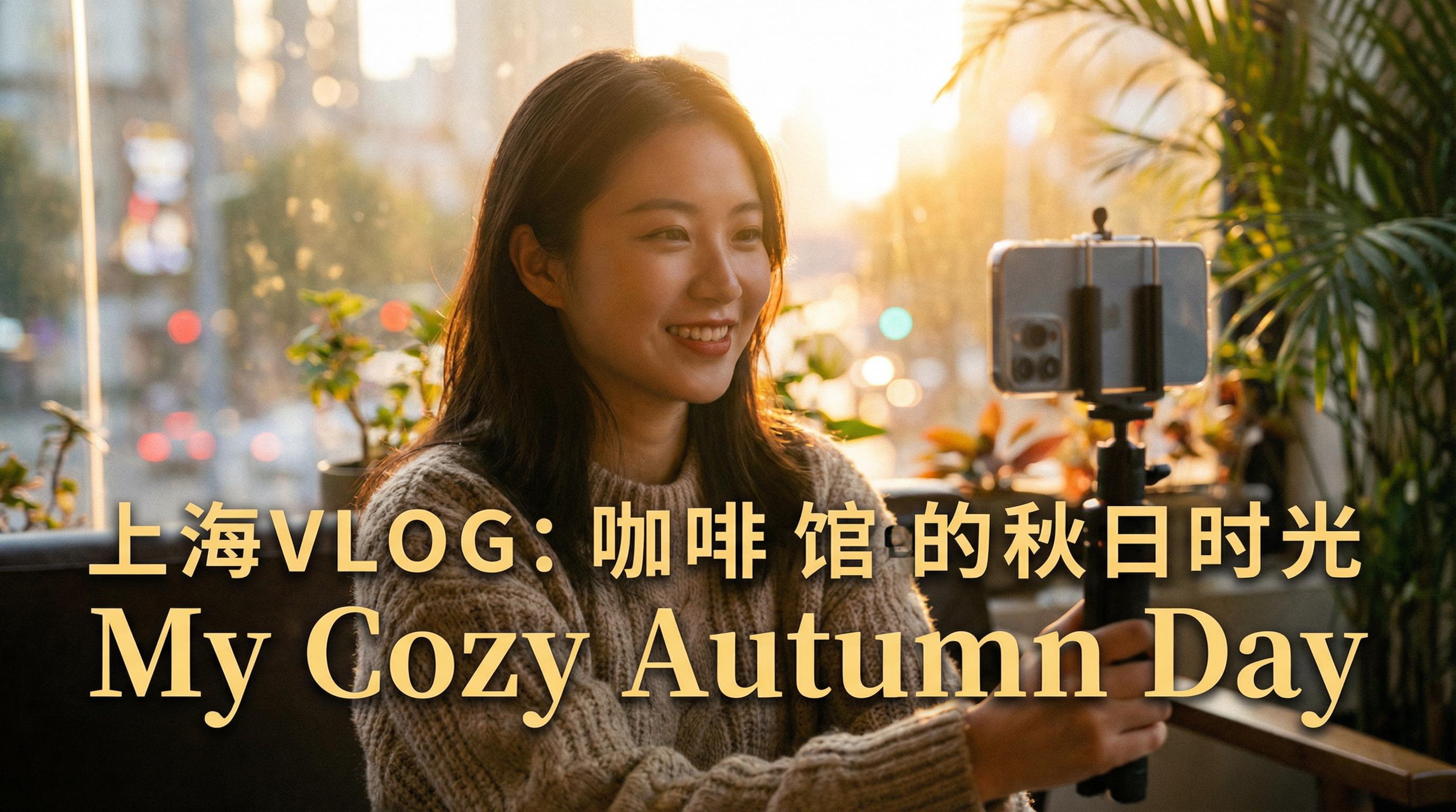 户外露出 生活视频 - 户外露出 | 上海秋日咖啡馆vlog，一个人的美好生活视频记录