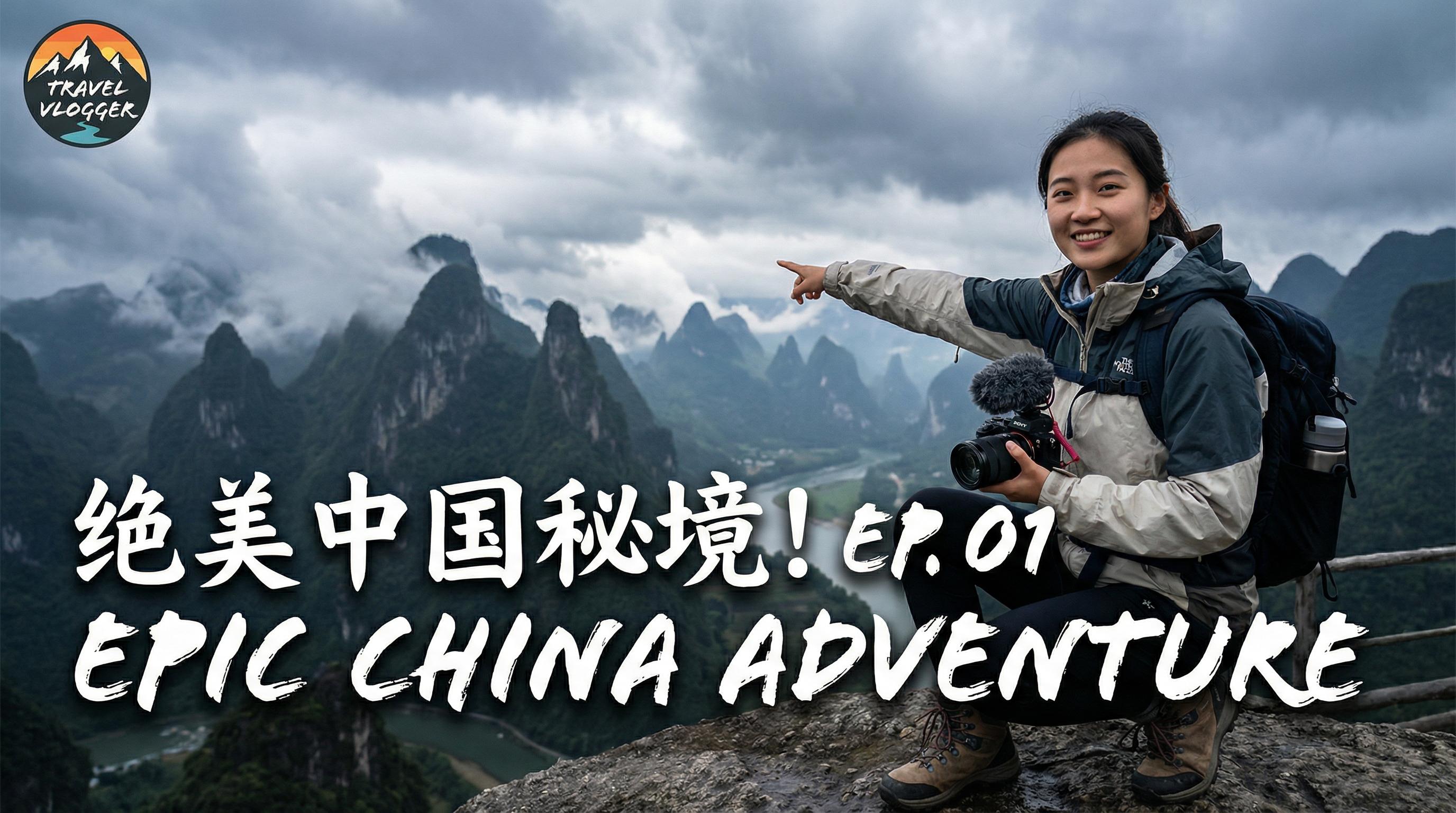 户外露出 旅行视频 - 户外露出 | 桂林山水旅行视频演示，绝美中国秘境探索EP.01
